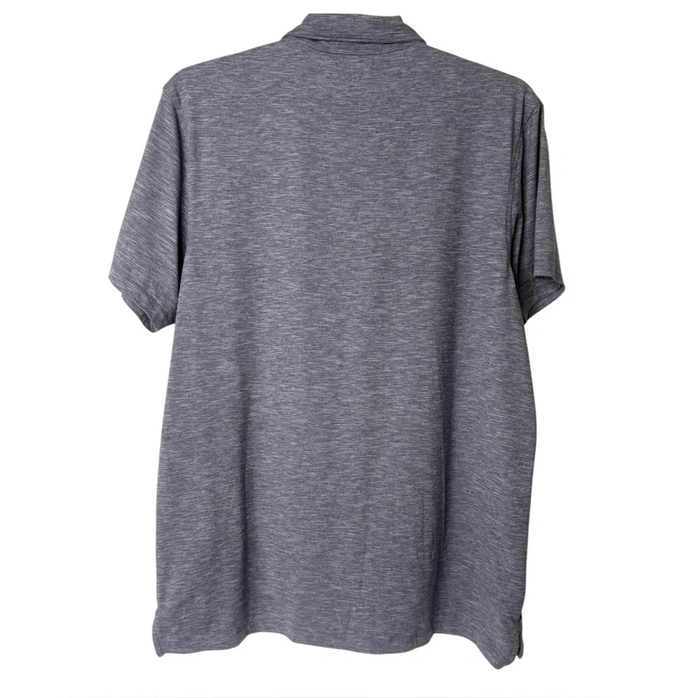 J. Crew Performance Short Sleeve Men's XL Polo Purple/White‎